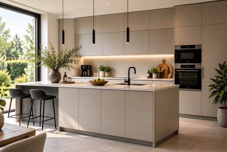 Keuken in Modern warm-stijl