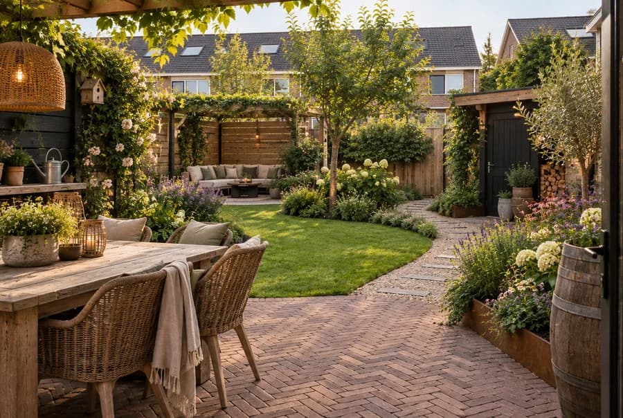 Tuin in Landelijk-stijl