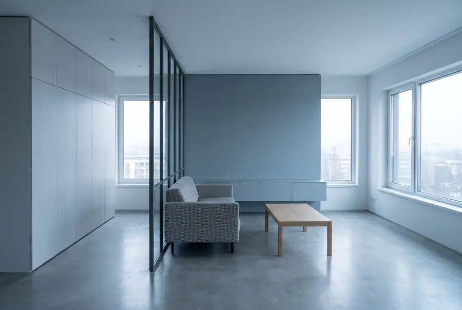 Werkkamer in Modern warm-stijl