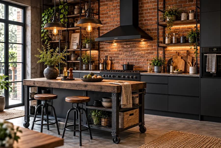 Industrieel interieur
