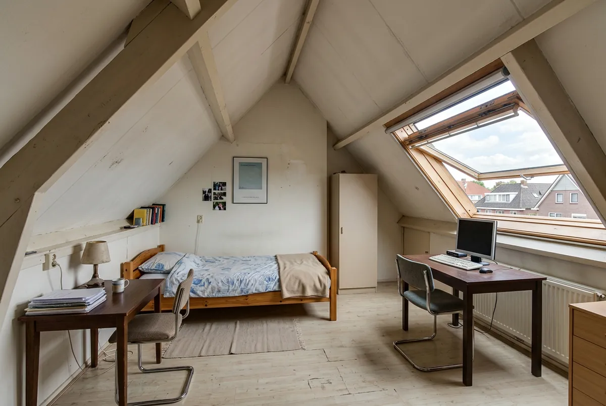 Een zolder zoals hij nu is