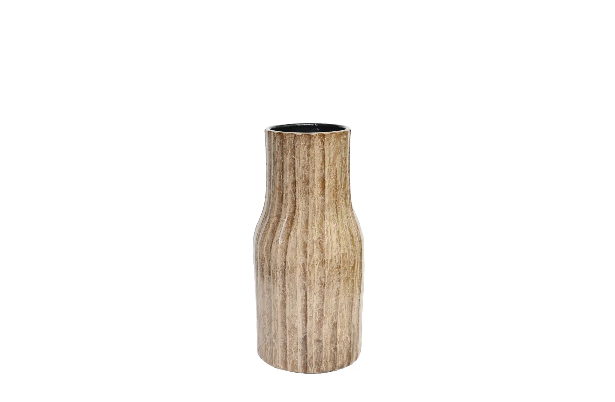 Vaas vigo d19h40cm bruin
